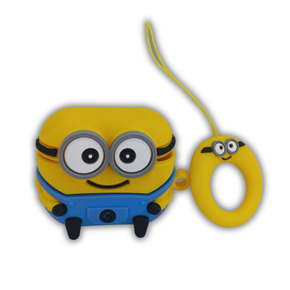 منین سلیکون ایئر پوڈز شاک پروف، ڈسٹ اینڈ سکریچ مزاحم کیس