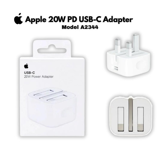 Original Apple 20W USB-C Power Adapter – Fast Charging PD Wall Charger for iPhone & iPad