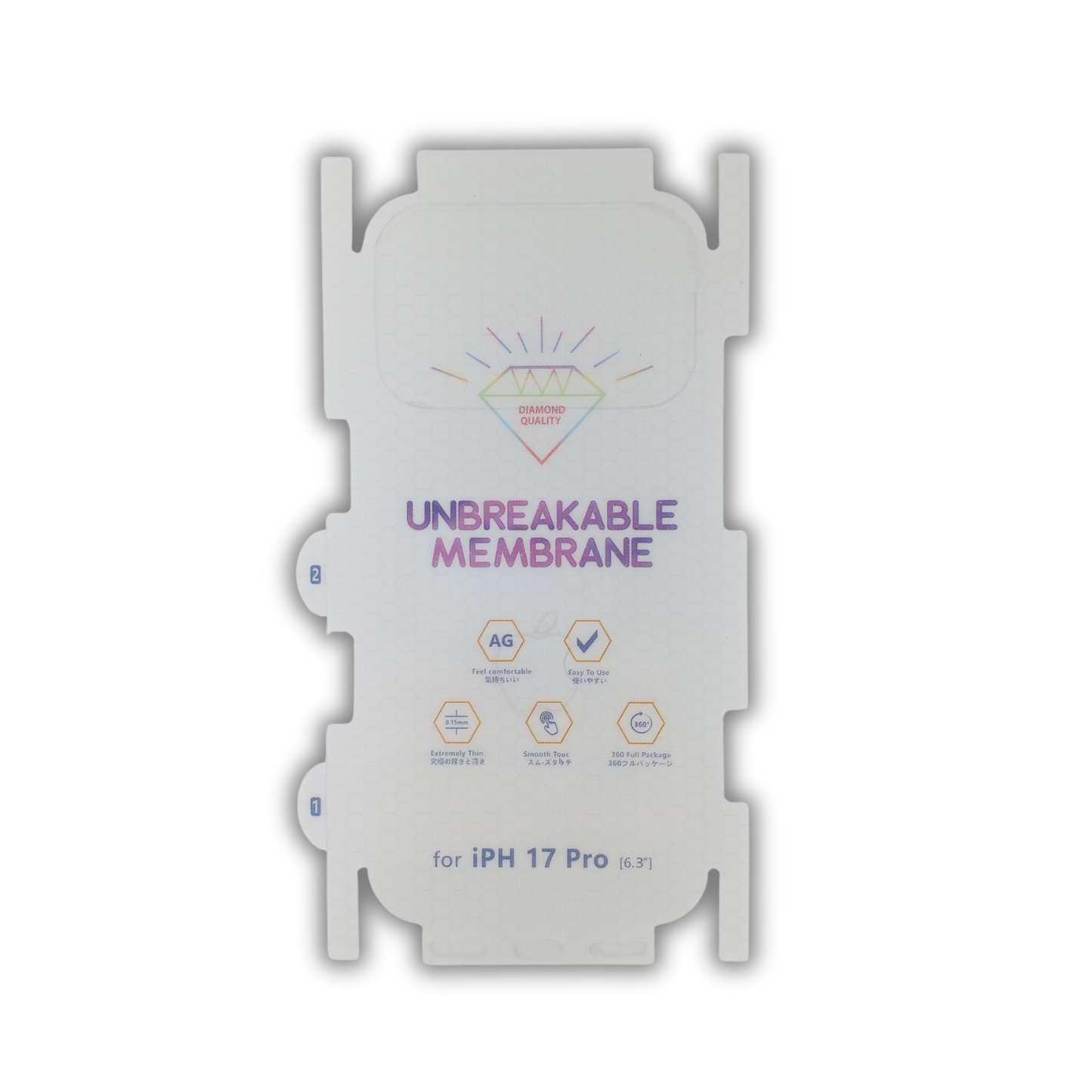 iPhone 17 / 17 Pro / 17 Pro Max / iPhone Air 360° Unbreakable Membrane – Full Body Protection