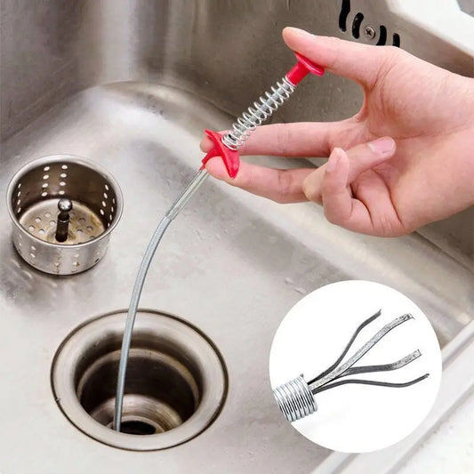 Spring Pipe Dredging Tool unclog Drain Cleaning Products