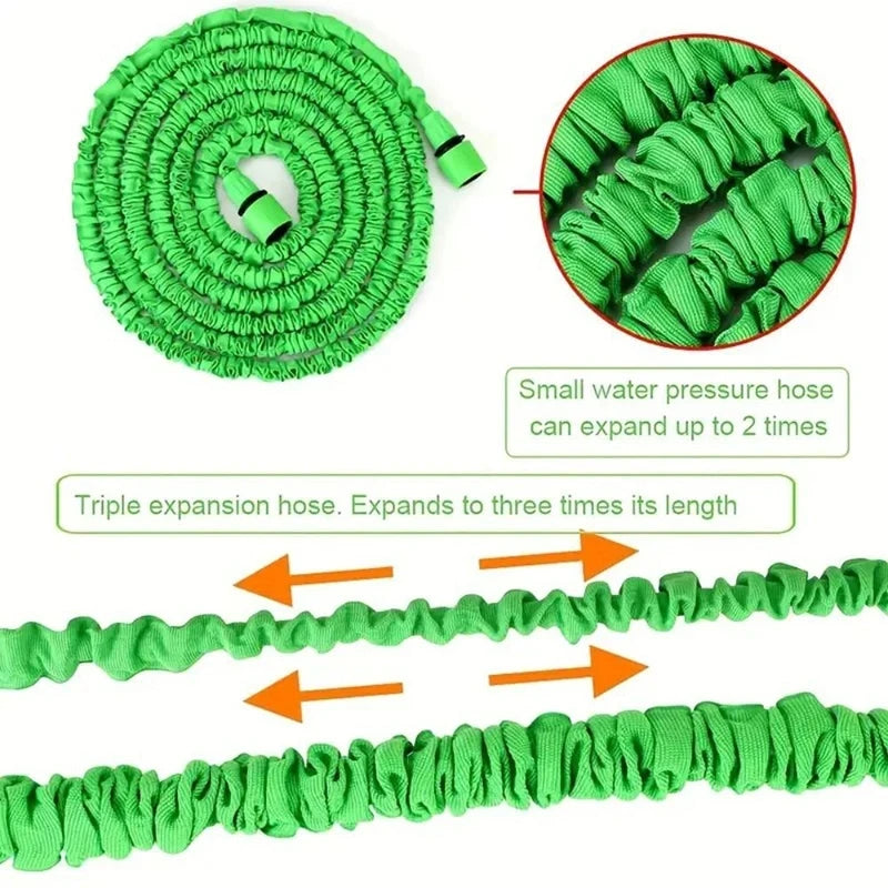 Expandable Flexible Magic Water Hose Pipe With Spray (50 ft.)