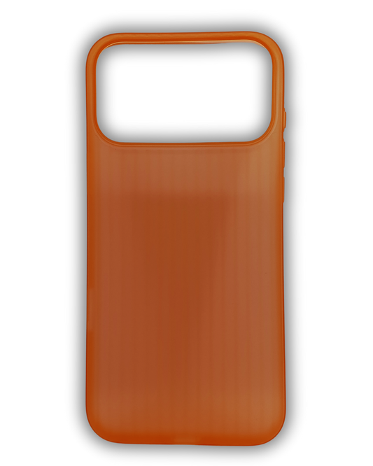 iPhone 17 Pro Max Matte Silicone Semi-Transparent Protective Back Cover