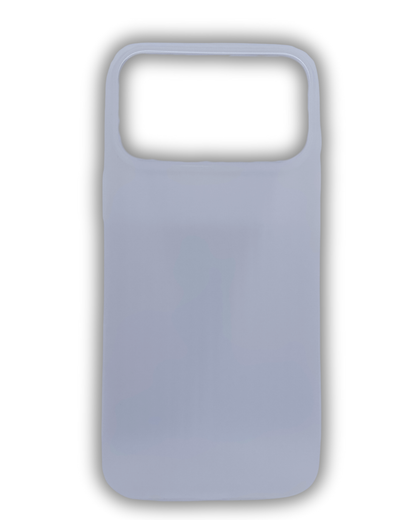 iPhone 17 Pro Max Matte Silicone Semi-Transparent Protective Back Cover