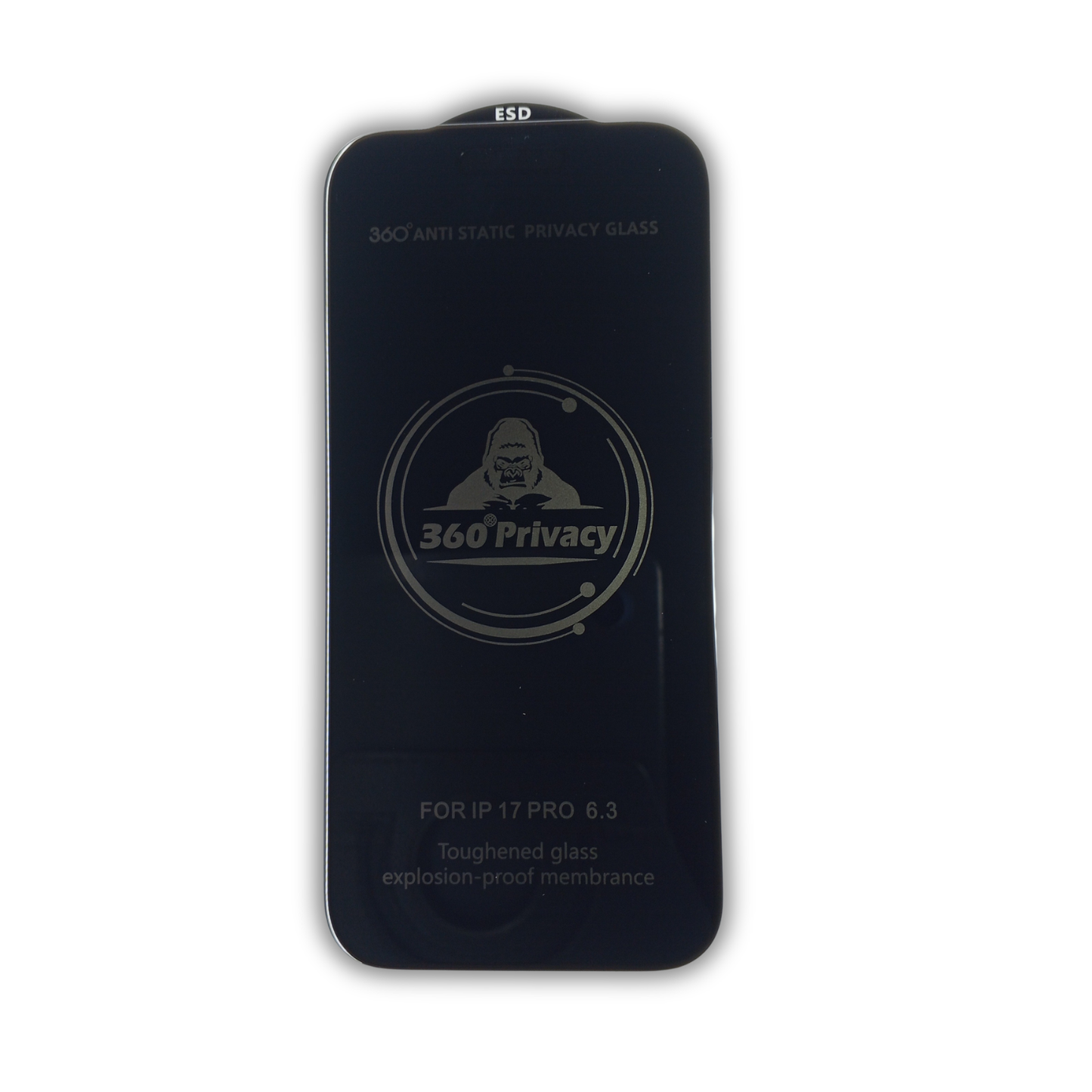 360° Anti-Static Privacy Glass Screen Protector for iPhone 17 Pro & Pro Max