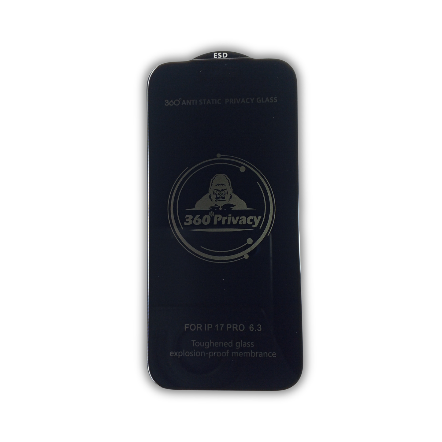 360° Anti-Static Privacy Glass Screen Protector for iPhone 17 Pro & Pro Max